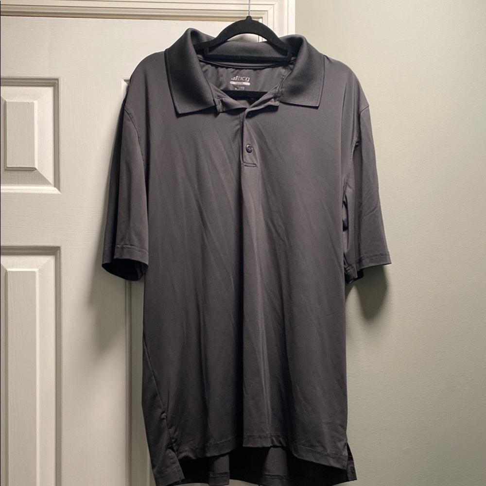 Men's Gray Golf Polo Shirt